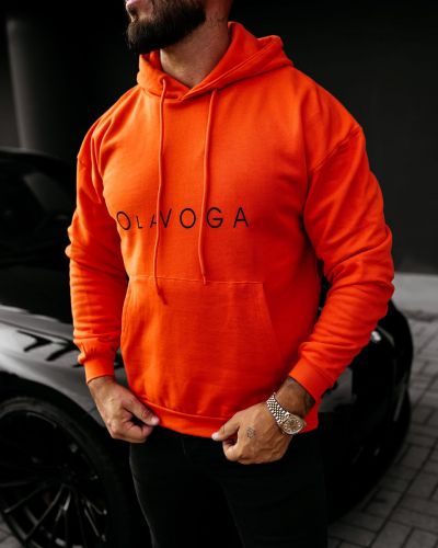 Bluza męska OLAVOGA VALLARO 2026 pomarańczowa - FashionPlace - 3