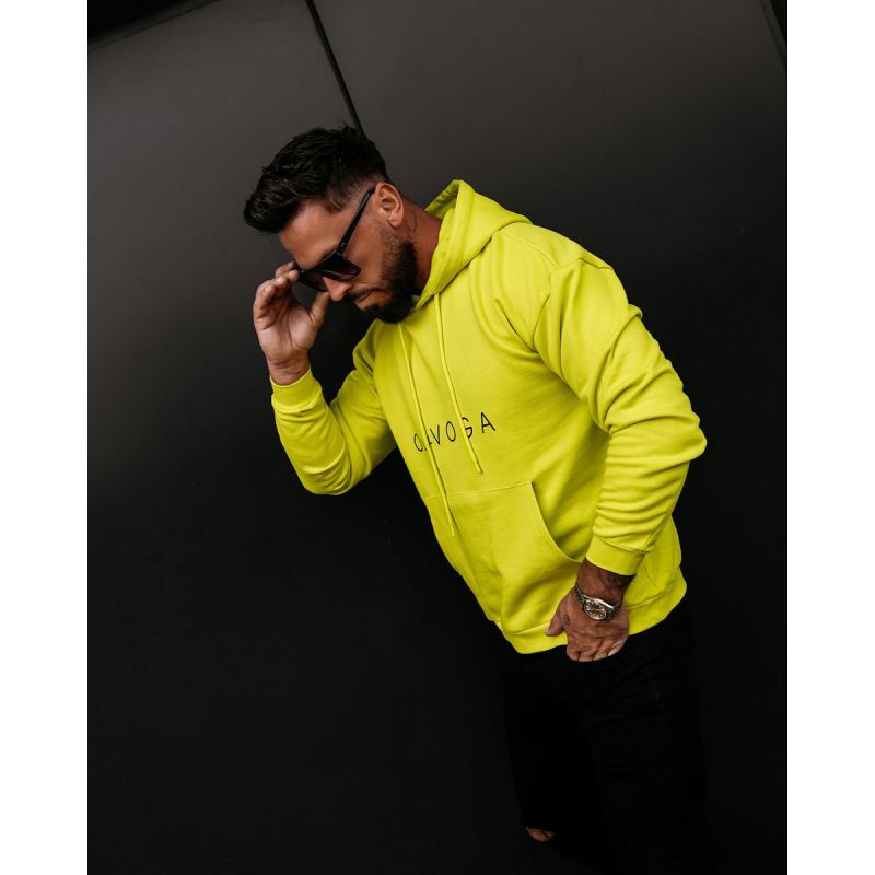 Bluza męska OLAVOGA VALLARO 2026 limonkowa - FashionPlace - 1