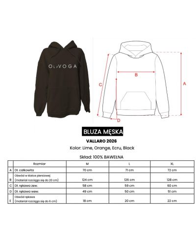 Bluza męska OLAVOGA VALLARO 2026 limonkowa - FashionPlace - 4