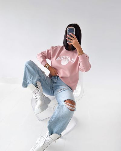 Bluza damska OLAVOGA LULU 2026 róż - FashionPlace - 1