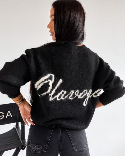 Sweter damski OLAVOGA FONSI 2026 czerń - FashionPlace - 2