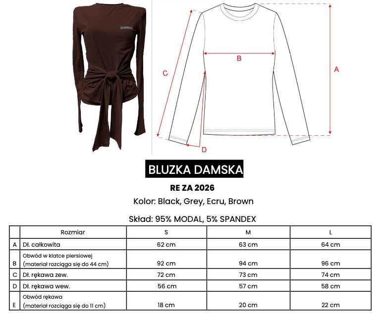 Bluzka damska OLAVOGA RE ZA 2026 ecru