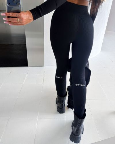 Legginsy damskie OLAVOGA NOATI 2026 czerń - FashionPlace - 1