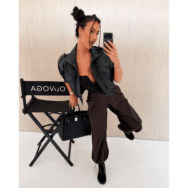 Body damskie OLAVOGA SWARE 2026 czerń - FashionPlace - 1
