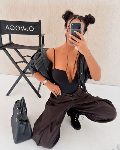 Body damskie OLAVOGA SWARE 2026 czerń - FashionPlace - 2