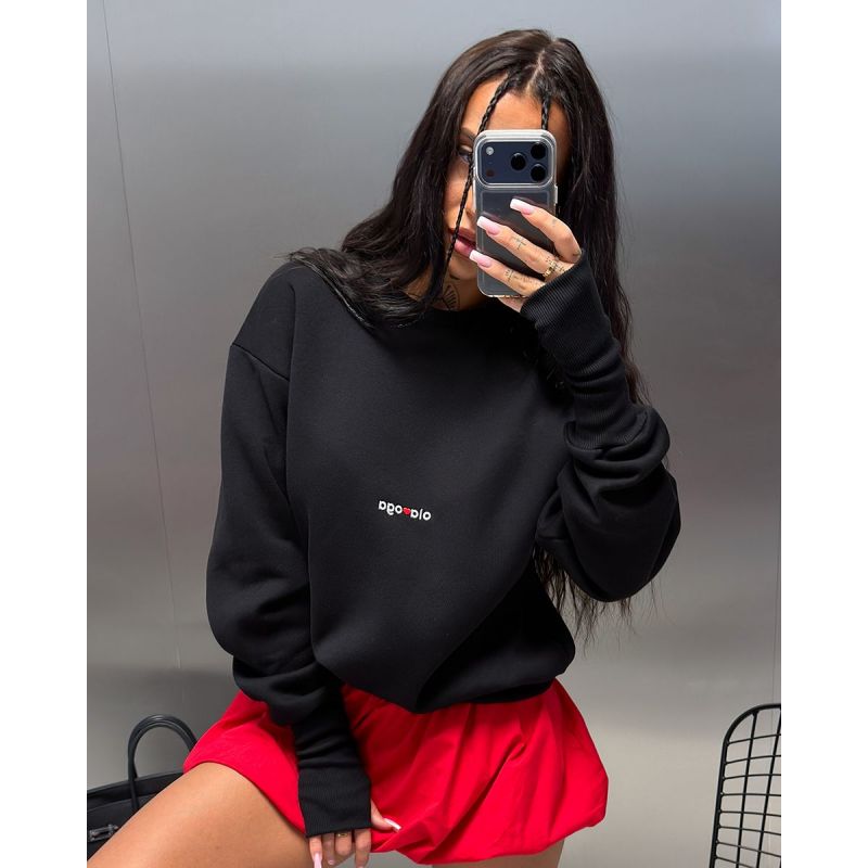 Bluza damska OLAVOGA CHOOSE 2026 czerń - FashionPlace - 1