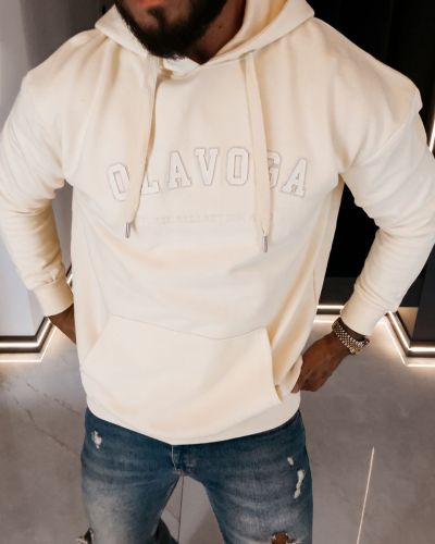 Bluza męska OLAVOGA RENAY 2026 kremowa - FashionPlace - 2