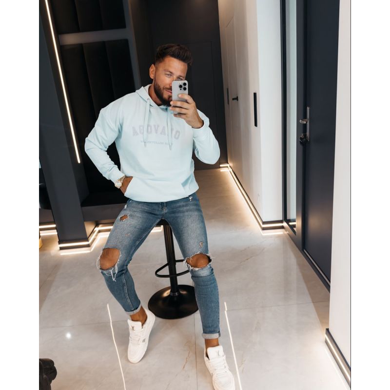 Bluza męska OLAVOGA RENAY 2026 sky blue - FashionPlace - 1
