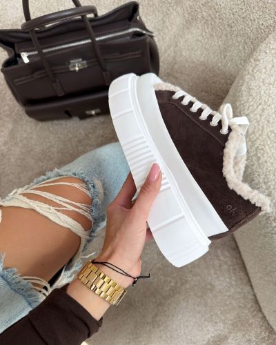 Buty damskie OLAVOGA LULL 2026 brąz - FashionPlace - 1