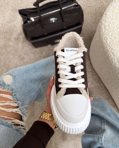 Buty damskie OLAVOGA LULL 2026 brąz - FashionPlace - 5