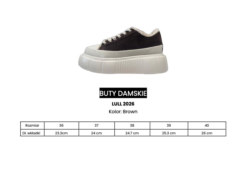 Buty damskie OLAVOGA LULL 2026 brąz