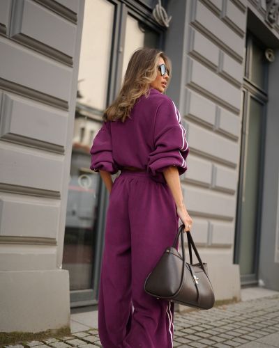 Komplet damski OLAVOGA STREETY 2026 śliwka - FashionPlace - 4