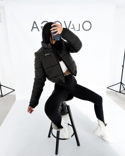 Kurtka damska OLAVOGA PUFFA 2026 czerń - FashionPlace - 1