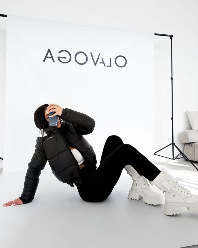 Kurtka damska OLAVOGA PUFFA 2026 czerń - FashionPlace - 3