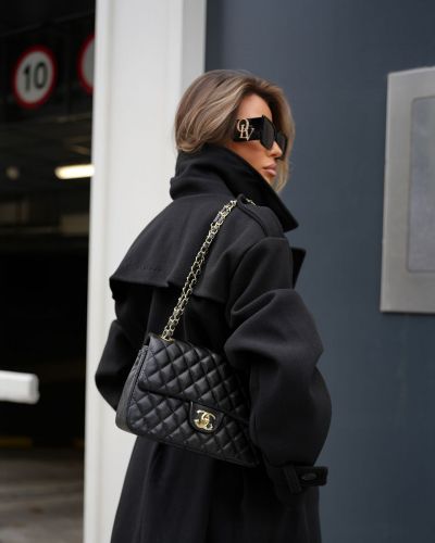 Płaszcz damski OLAVOGA BECKY 2026 czerń - FashionPlace - 1