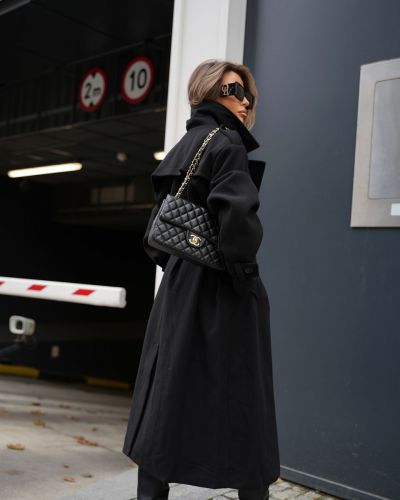 Płaszcz damski OLAVOGA BECKY 2026 czerń - FashionPlace - 2