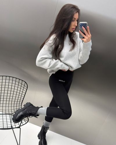 Legginsy damskie OLAVOGA LUXORA 2026 czerń - FashionPlace - 3