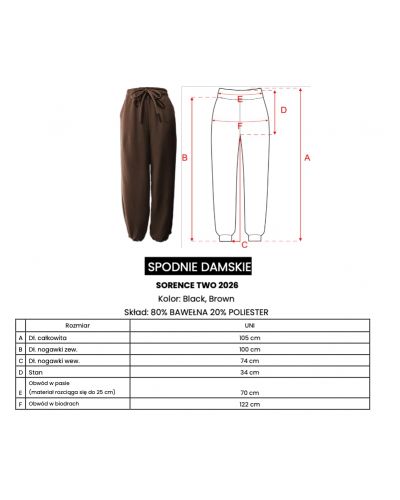 Spodnie damskie OLAVOGA SORENCE TWO 2026 czerń - FashionPlace - 6