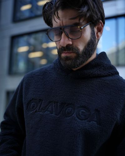 Bluza męska OLAVOGA BEARHOOD 2026 czerń - FashionPlace - 6