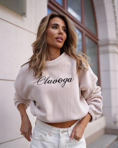 Bluza damska OLAVOGA RETOA 2026 beż - FashionPlace - 2