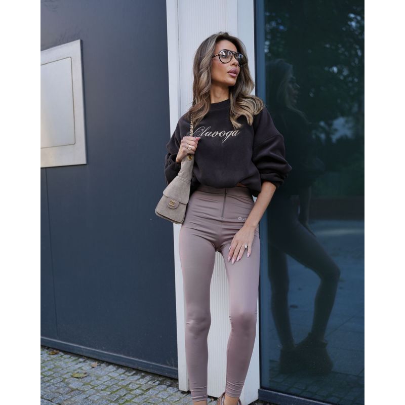 Bluza damska OLAVOGA RETOA 2026 brąz - FashionPlace - 1