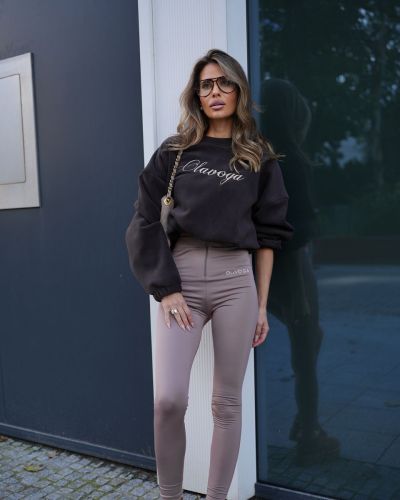 Bluza damska OLAVOGA RETOA 2026 brąz - FashionPlace - 4