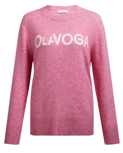Sweter damski OLAVOGA ALLSA 2026 róż - FashionPlace - 7