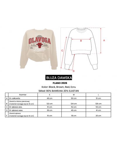 Bluza damska OLAVOGA FLANO 2026 ecru - FashionPlace - 7
