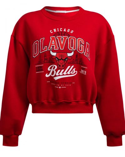 Bluza damska OLAVOGA FLANO 2026 czerwień - FashionPlace - 9
