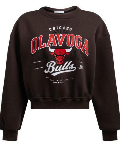 Bluza damska OLAVOGA FLANO 2026 brąz - FashionPlace - 6