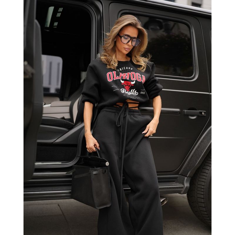 Bluza damska OLAVOGA FLANO 2026 czerń - FashionPlace - 5