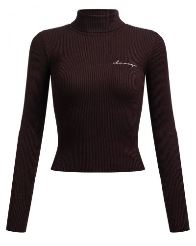 Sweter damski OLAVOGA BLEMENDO 2026 brąz - FashionPlace - 5