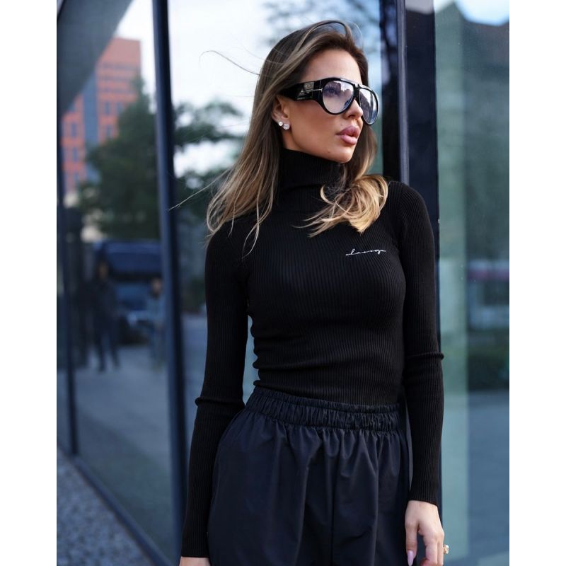 Sweter damski OLAVOGA BLEMENDO 2026 czerń - FashionPlace - 1