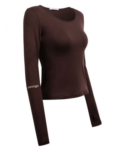 Bluzka damska OLAVOGA NEWY 2026 brąz - FashionPlace - 7