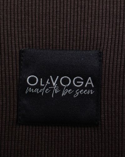 Bluzka damska OLAVOGA SHINE 2026 brąz - FashionPlace - 8