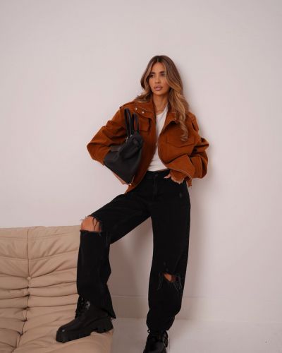 Kurtka damska OLAVOGA RYZEN 2026 camel - FashionPlace - 1