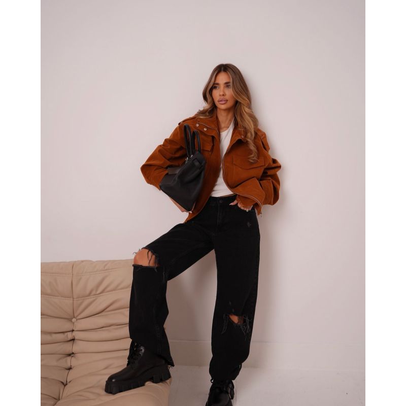 Kurtka damska OLAVOGA RYZEN 2026 camel - FashionPlace - 1