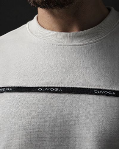 Bluza męska OLAVOGA ENUOR 2026 ecru - FashionPlace - 4