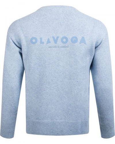 Sweter męski OLAVOGA CAIRO 2026 niebieski - FashionPlace - 4
