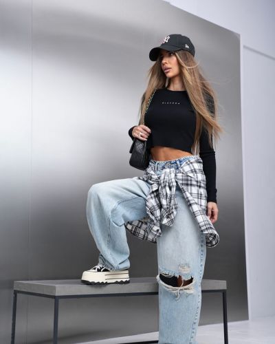 Sweter damski OLAVOGA BROGRER 2026 czerń - FashionPlace - 3