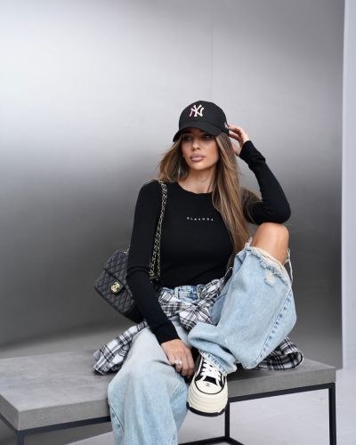 Sweter damski OLAVOGA BROGRER 2026 czerń - FashionPlace - 4