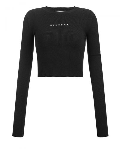 Sweter damski OLAVOGA BROGRER 2026 czerń - FashionPlace - 6