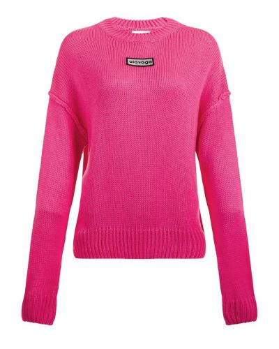 Sweter damski OLAVOGA MOSSI 2026 neon róż - FashionPlace - 6