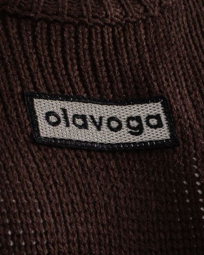 Sweter damski OLAVOGA MOSSI 2026 brąz - FashionPlace - 7