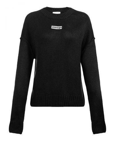 Sweter damski OLAVOGA MOSSI 2026 czerń - FashionPlace - 5