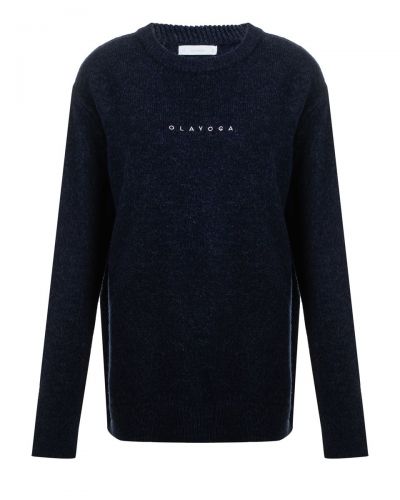 Sweter damski OLAVOGA TALLA 2026 navy blue - FashionPlace - 1