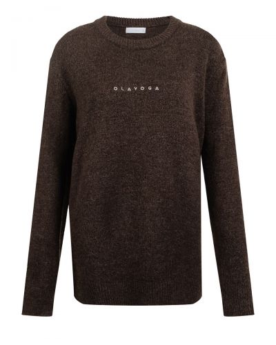 Sweter damski OLAVOGA TALLA 2026 brąz - FashionPlace - 3