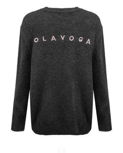 Sweter damski OLAVOGA TALLA 2026 grafit - FashionPlace - 4