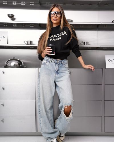 Bluza damska OLAVOGA ONCY 2026 czerń - FashionPlace - 3