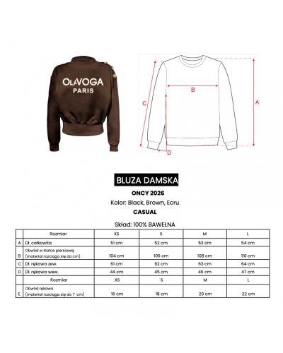 Bluza damska OLAVOGA ONCY 2026 czerń - FashionPlace - 7